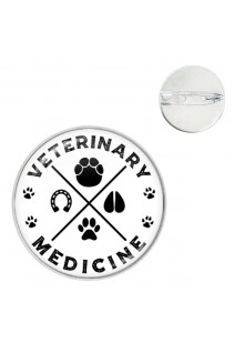 Брошка. Значок. Ветеринарна медицина. Veterinary Medicine