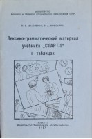 Лексико-грамматический материал учебника СТАРТ-1 в таблицах (БУ). Ермоленко Н.Б.