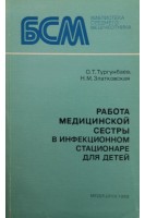 Работа медицинской сестры в инфекционном стационаре для детей (БУ). Тургунбаев О.Т.