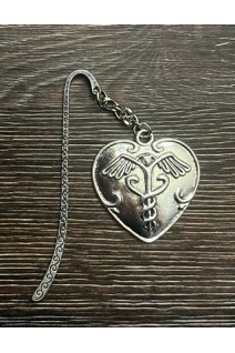 Закладка. Серце з Кадуцеєм