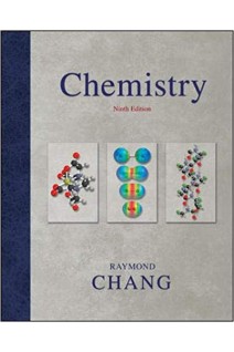 Chemistry 9th Edition. Raymond Chang
