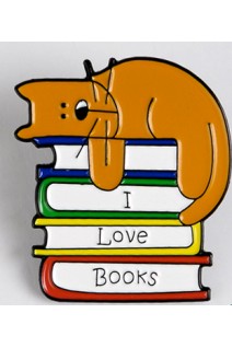 Брошка. Я люблю книги