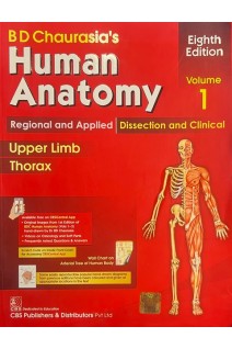 BD Chaurasia's Human Anatomy 4 Volume Set. 8th Edition( Vol.1 to Vol 4). BD Chaurasia